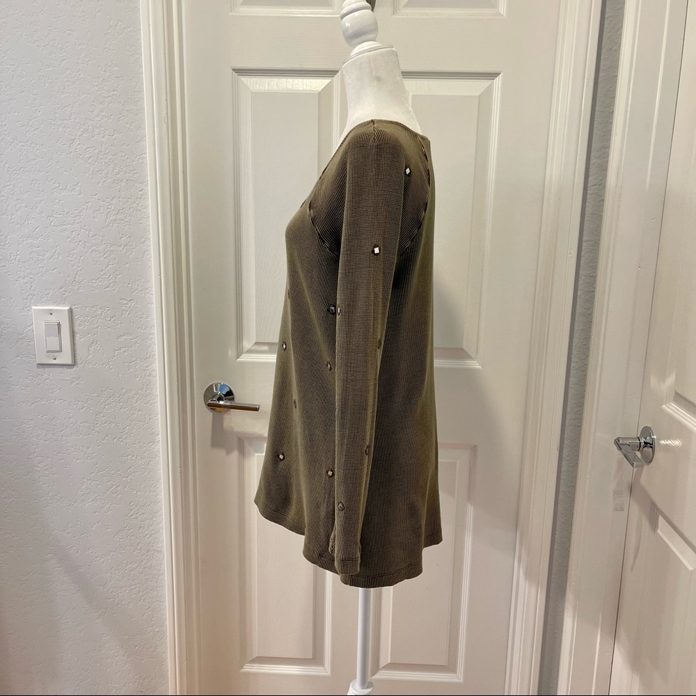 Soft Surroundings Long Sleeve with Embellished Size M - Picture 4 of 9